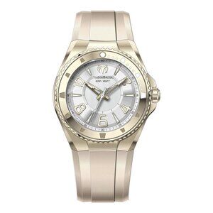 TechnoMarine Lusso Mare Men's Watch with case - 44mm, Gold (TM-225031)